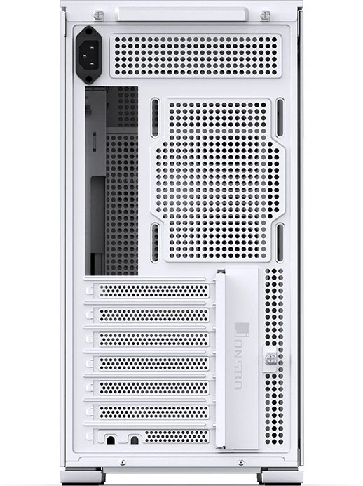 Jonsbo D41 White, weiß, Glasfenster