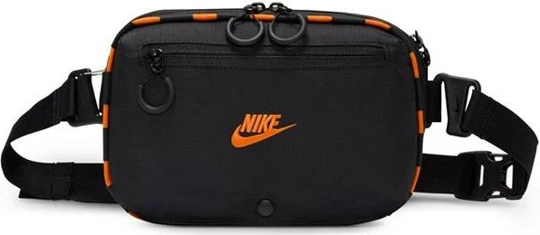Nike Hayward Patrol Umhängetasche black/safety orange