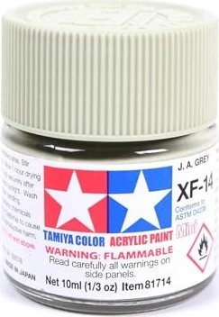 Tamiya Acrylic Paint XF-14 jap. army grey, 10ml