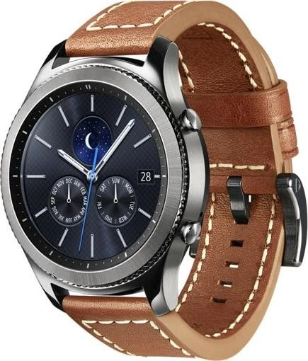 Samsung Strap Studio Tuscany Lederarmband für Samsung Gear S3 hellbraun