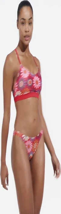 adidas x FARM Rio Bikini-Set vivid red/bliss pink (Damen)