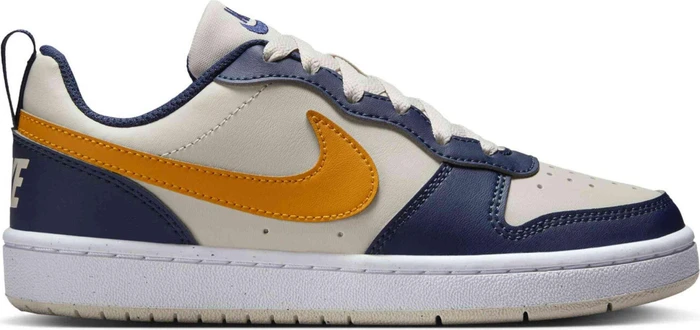 Nike Court Borough Low Recraft light orewood brown/orange peel/midnight navy (Junior)