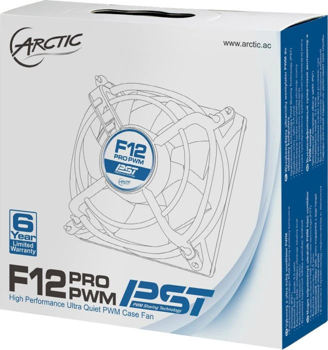 ARCTIC F12 Pro PWM PST, 120mm