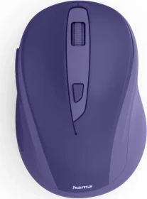 Hama WM-400 Silent Wireless 6-Button Mouse blau/violett, USB