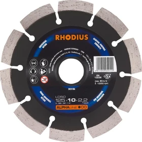 Rhodius LD50 Diamanttrennscheibe, 125x2.2x22.23mm, 1 Stück