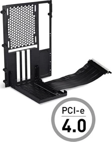 Lian Li Riser Card, inkl. PCI-Slot Blende für PC-O11 Dynamic Mini, gewinkelt, PCIe 4.0, 200mm, schwarz