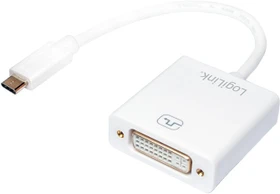 LogiLink USB-C-DVI-Adapter, weiß (UA0245A)