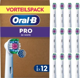 Oral-B Pro 3D White Ersatzbürste weiß, 12 Stück