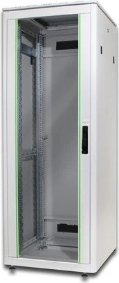 Digitus Professional Unique Serie Serverschrank 32HE, Sicherheitsglastür, IP2X, grau, 600mm tief