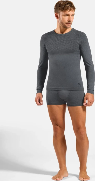 Odlo Performance Light Baselayer Funktionsshirt langarm grey melange (Herren)