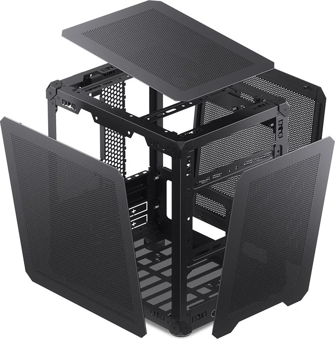 Jonsbo C6 Black, schwarz