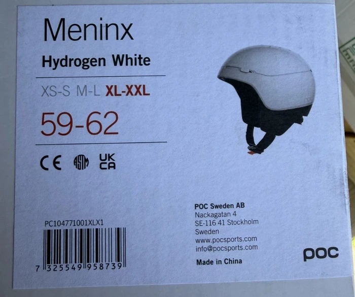 POC Meninx Helm hydrogen white