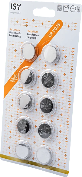ISY CR2025, 10er-Pack