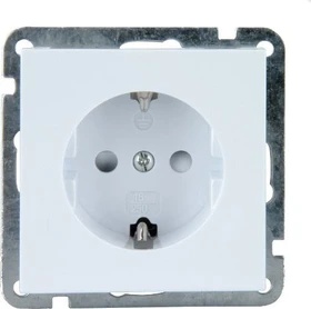 uniTEC MELBOURNE Serie 702 Steckdose mit Kindersicherung, ultraweiß