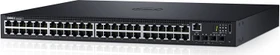 Dell EMC Networking N Series PowerSwitch N1500 Rackmount Gigabit Managed Switch, 48x RJ-45, 4x SFP+, 570W PoE+ (N1548P / 210-AEWB)