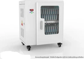 Good Connections Tablet-Ladewagen für bis zu 20 Geräte, UV-C Desinfektion grau