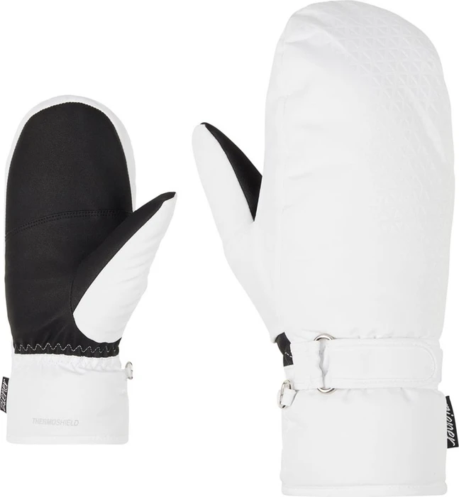 Ziener Kisari AS Mitten Skihandschuhe weiß (Damen)