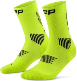 CEP Core Run Mid Laufsocken lime/black