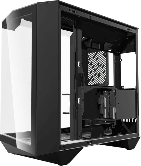DarkFlash DY470 Shadow Black, inkl. 4x Lüfter, inkl. GPU-Halterung, Glasfenster