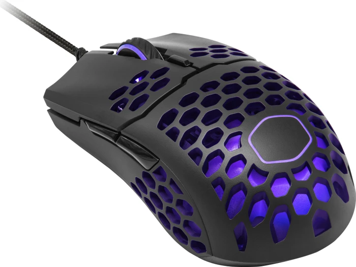 Cooler Master MasterMouse MM711 RGB Gaming Maus schwarz matt, USB