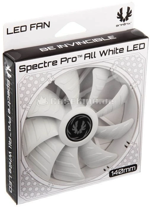 BitFenix Spectre Pro LED weiß/blau, 140mm