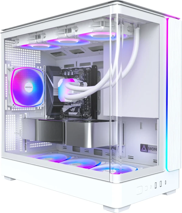Montech King 15 Pro White, Glasfenster
