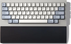 Keychron PR46 Silicone Palm Rest für Keychron K12, Q4, Q60, V4, Handballenauflage (Tastatur), schwarz