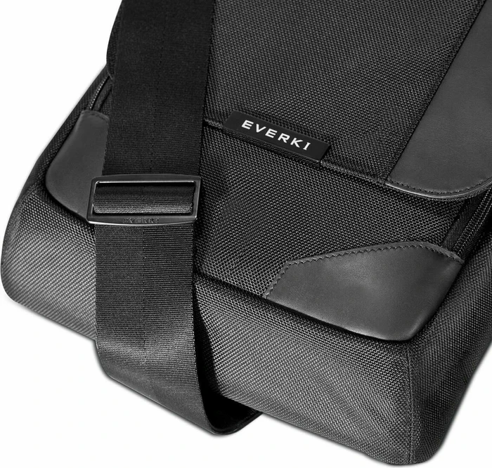Everki Venue XL Premium RFID Mini Messenger Umhängetasche 13"/Surface Pro/iPad Pro 12/MacBook 12" schwarz