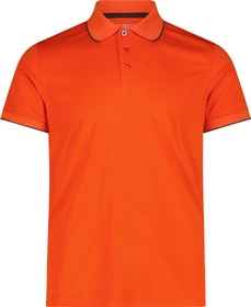 CMP Einfarbiges Pique Poloshirt kurzarm orange (Herren)