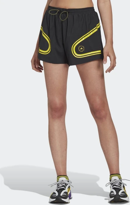 adidas by Stella McCartney TruePace Running Laufhose kurz black/shock yellow (Damen)