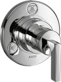 Hansgrohe Axor Citterio Ab- und Umstellventil Trio/ Quattro Unterputz mit Hebelgriff chrom