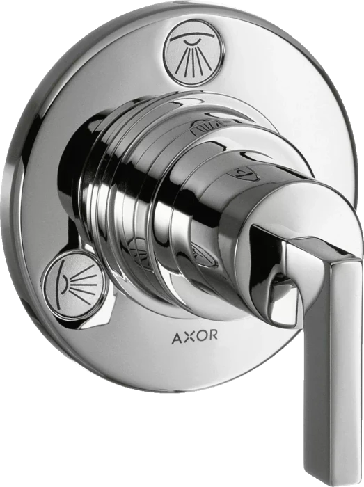 Hansgrohe Axor Citterio Ab- und Umstellventil Trio/ Quattro Unterputz mit Hebelgriff chrom