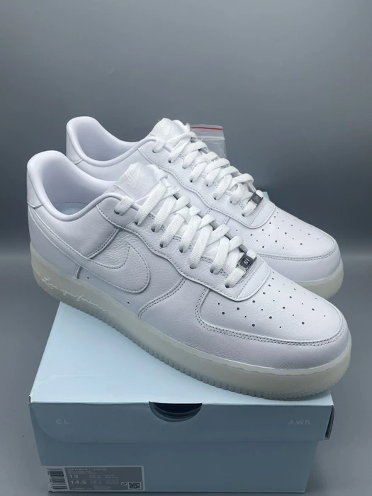 Nike NOCTA Air Force 1 Low white/metallic silver/cobalt tint (Herren)