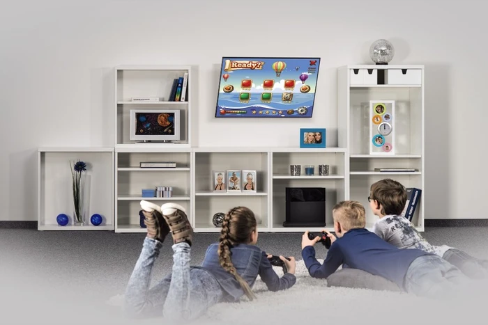 Hama TV-Wandhalterung MOTION Ultraslim, 3 Sterne, XL schwarz