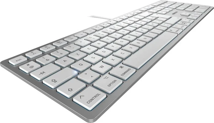 Cherry KC 6000 Slim for Mac-C, silber, USB, FR