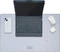 Tucano One Desk Pad für MacBook Neo, 550x350mm, Silber grau Vorschaubild