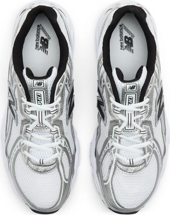 New Balance 740 white/metallic silver/black