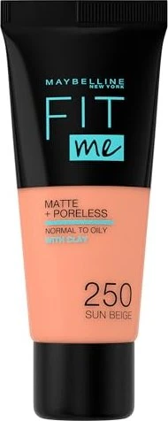 Maybelline Fit Me Matte & Poreless Foundation 250 sun beige, 30ml