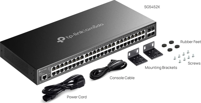 TP-Link Omada SG5400 Rackmount Gigabit Managed Switch, 48x RJ-45, 4x SFP+
