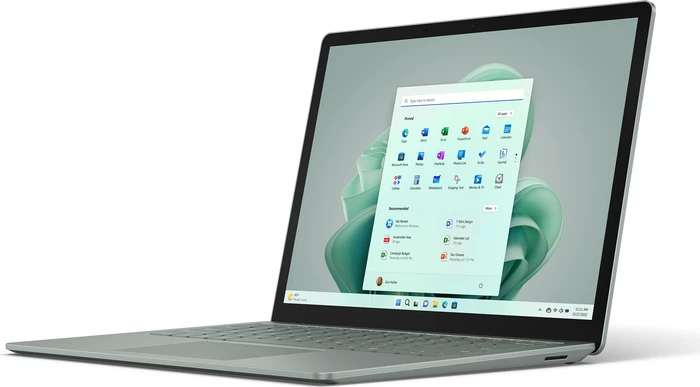 Microsoft Surface Laptop 5 13.5", Salbei, Core i5-1235U, 8GB RAM, 512GB SSD, DE