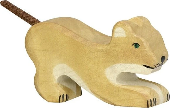 Goki Holztiger Löwe klein spielend