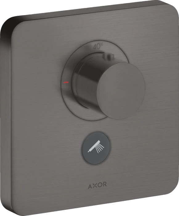 Hansgrohe Axor ShowerSelect Thermostat HighFlow für 1 Verbraucher und zusätzlichen Abgang brushed black chrome