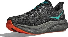 Hoka Mach 6 black/electric tangerine (Herren)