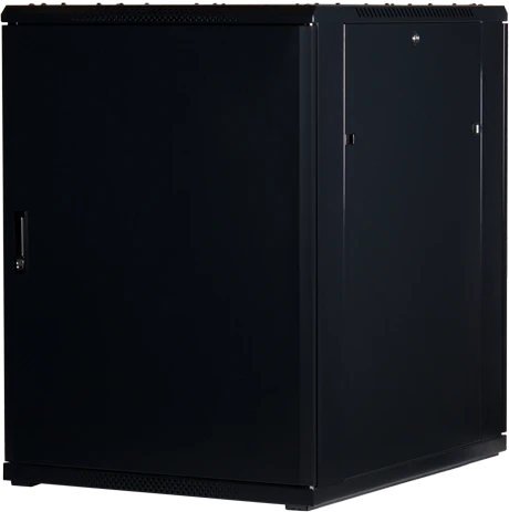 Rockstable 19" Serverschrank 22HE, Sicherheitsglastür, IP2X, schwarz, 1000mm tief