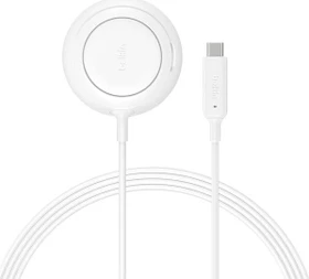 Belkin UltraCharge Magnetisches Ladegerät mit Qi2 25W rund weiß