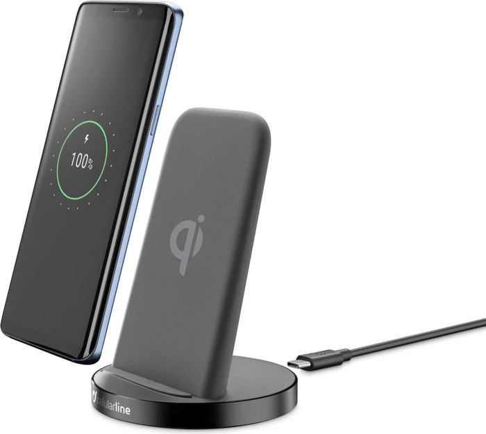 Cellularline Wireless Fast Charger Stand