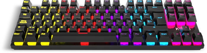 Krom Kasic TKL, LEDs RGB, RED Switches, USB, ES