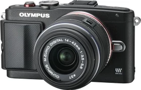 Olympus PEN E-PL6 schwarz mit Objektiv M.Zuiko digital 14-42mm 3.5-5.6 II