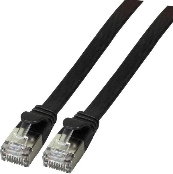 EFB Elektronik PVC Flach-Patchkabel, Cat6a, U/FTP, RJ-45/RJ-45