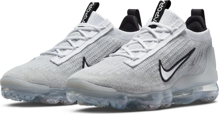 Nike Air VaporMax 2021 white/black/metallic silver (Herren)